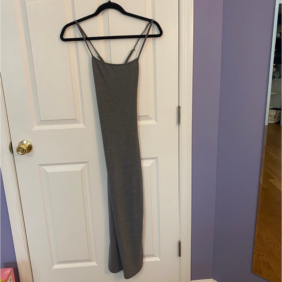 NWOT grey maxi dress - Picture 2 of 3